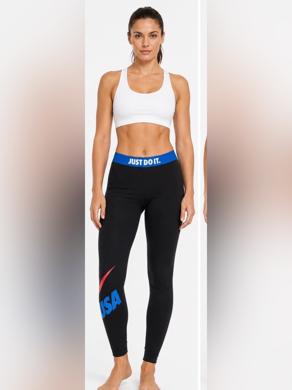 Nike USA Soccer Black Leggings Size Medium